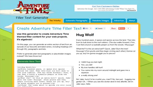 Dummy Text Generator Project from BloggerBuster post image
