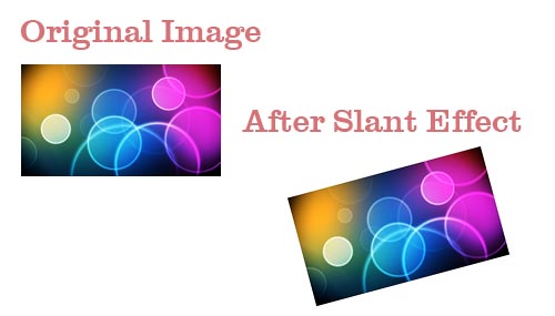 How to Add Slant Image Effect for Blogger? post image