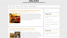 Halifax Blogger Template