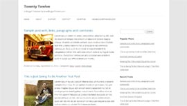 Twenty Twelve Blogger Template
